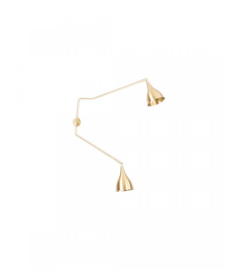 101 Copenhagen Le Six Seinävalaisin Kaksivartinen Messinki