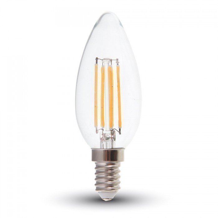 4W Vanhanaikainen Kynttilä LED Lamppu E14