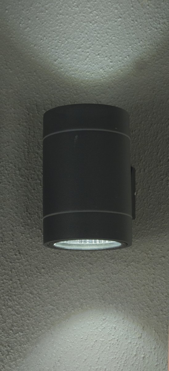 Aneta Cyklo Led Ulkoseinävalaisin Ylös Alasvalo Grafiitinharmaa Ip54