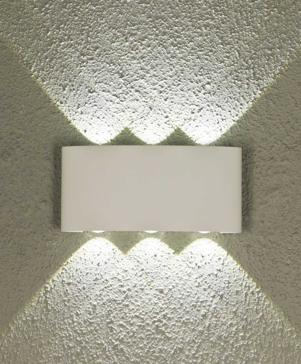 Aneta Triad Led Ulkoseinävalaisin Valkoinen Ip54