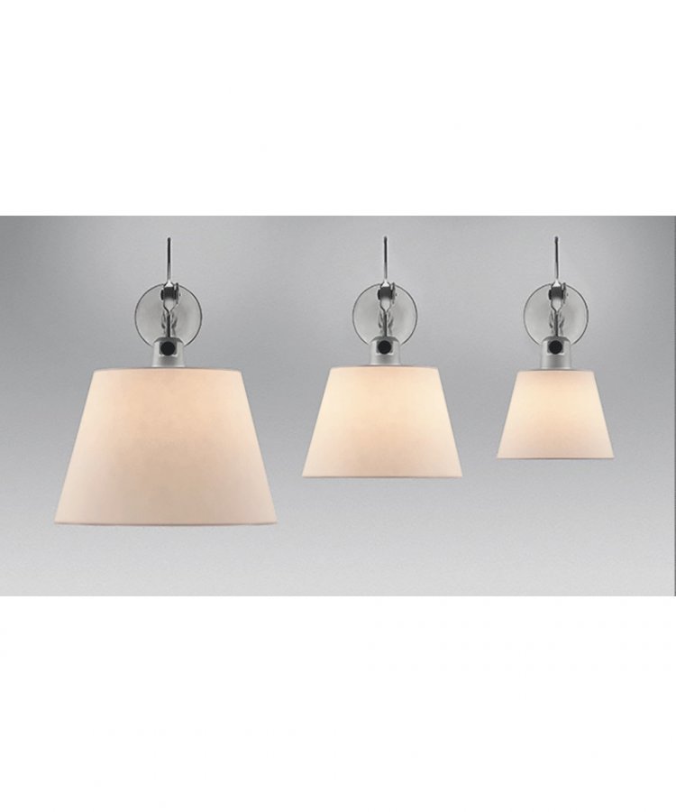 Artemide Tolomeo Parete Diffusore Seinävalaisin Ø24 Pergamentti