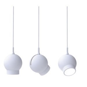 Ateljé Lyktan Ogle Riippuvalaisin Valkoinen 15 Cm