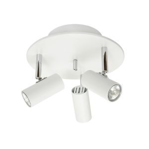 Belid Cato Triospot Kattovalaisin Matta Valkoinen