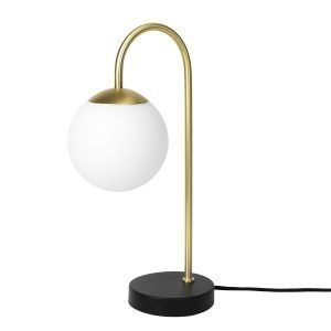 Broste Copenhagen Caspa Pöytävalaisin Messinki / Valkoinen