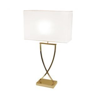 By Rydéns Omega Pöytävalaisin Messinki / Valkoinen