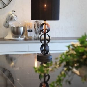 By Rydéns Peace Please 2829390-4007 Hiekanmusta Pöytävalaisin