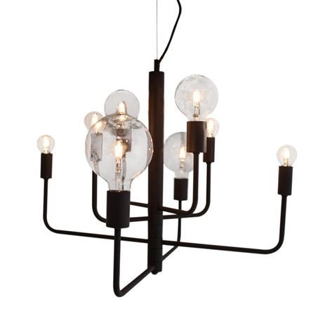 By Rydéns Random Kattovalaisin Musta Hiekkapuhallettu