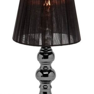 Cellbes Pöytävalaisin Louise Musta kromi Musta