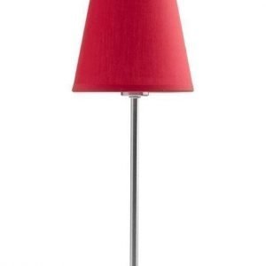 Cellbes Pöytävalaisin Punainen Kromi