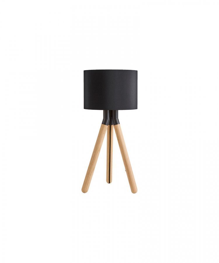 Darø Paso Wood 25 T1 Pöytävalaisin Tammi / Musta / Musta
