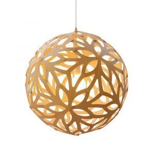 David Trubridge Floral Riippuvalaisin Bamboo Ø120