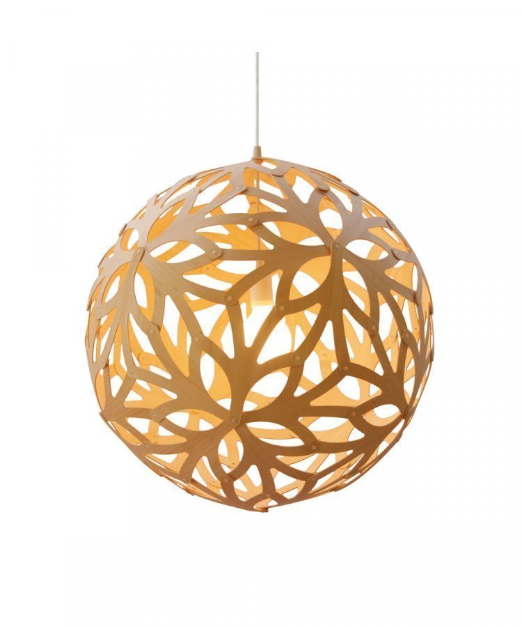David Trubridge Floral Riippuvalaisin Bamboo Ø120