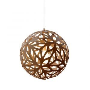 David Trubridge Floral Riippuvalaisin Karamelli Ø60