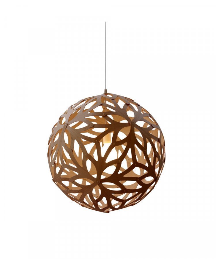 David Trubridge Floral Riippuvalaisin Karamelli Ø60