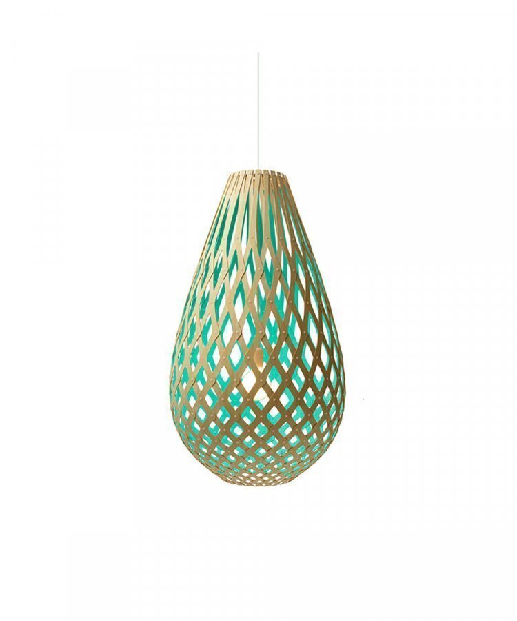 David Trubridge Grow Koura Riippuvalaisin Aqua Ø200