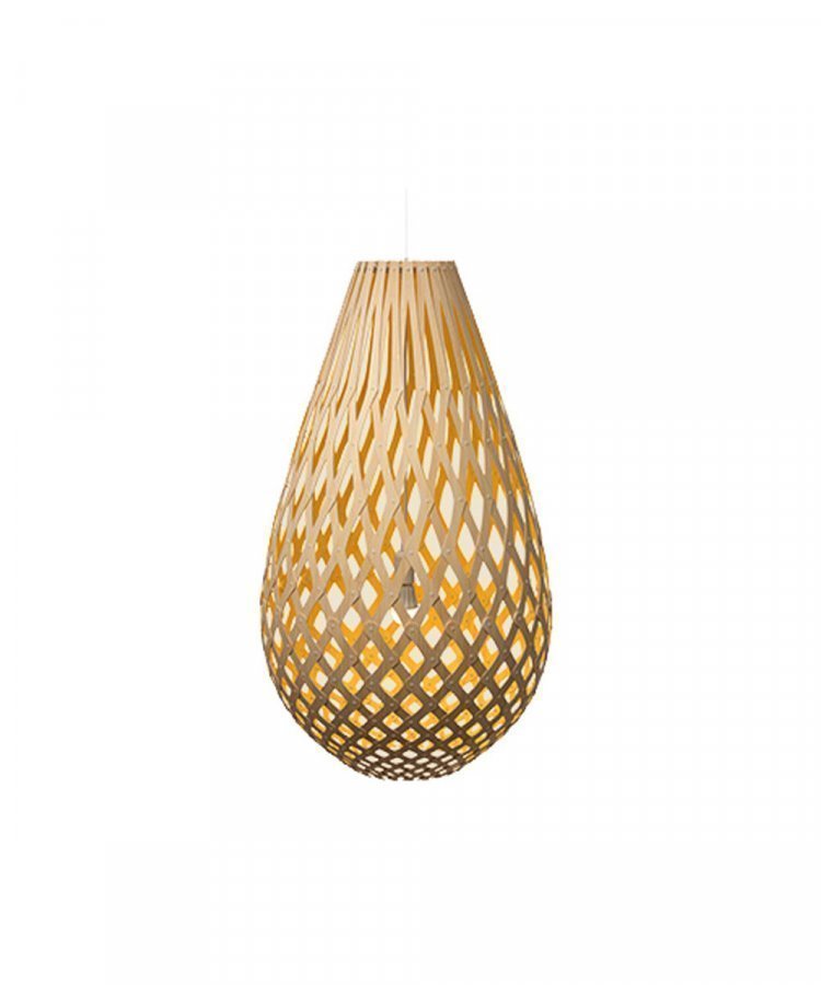 David Trubridge Grow Koura Riippuvalaisin Keltainen Ø100