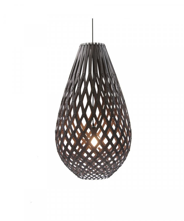 David Trubridge Grow Koura Riippuvalaisin Musta Ø100