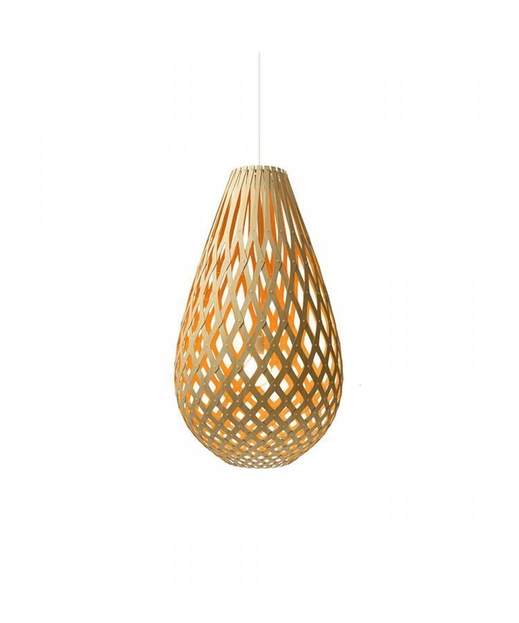 David Trubridge Grow Koura Riippuvalaisin Orange Ø75