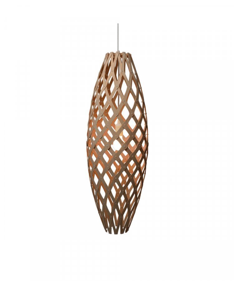 David Trubridge Hinaki Riippuvalaisin Karamelli Ø90