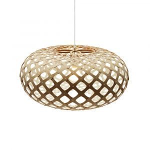 David Trubridge Kina Riippuvalaisin Valkoinen 1 Side Ø60