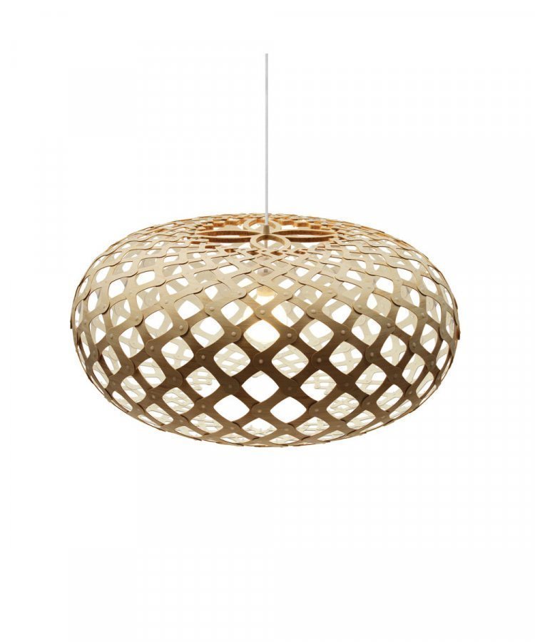 David Trubridge Kina Riippuvalaisin Valkoinen 1 Side Ø60