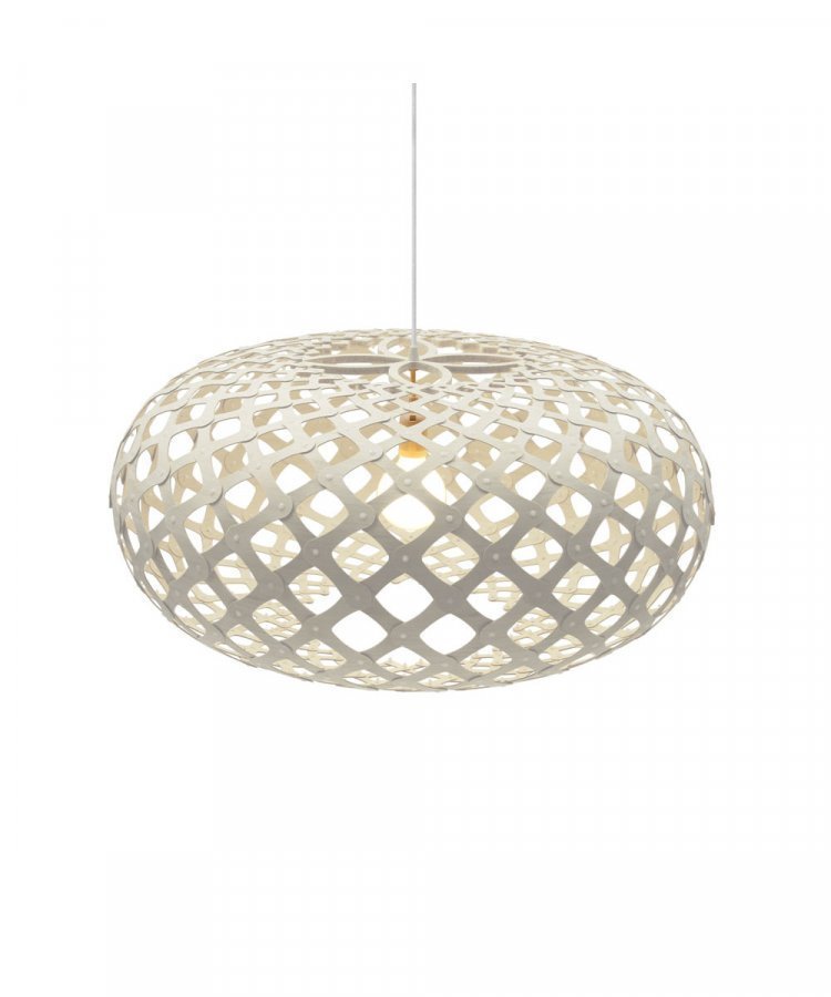 David Trubridge Kina Riippuvalaisin Valkoinen 2 Side Ø44