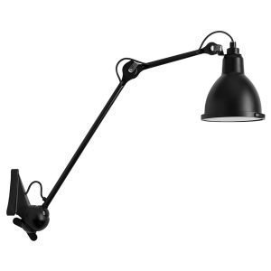 Dcw Éditions Lampe Gras 222 Seinävalaisin Pyöreä Varjostin Musta