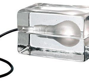 Design House Stockholm Block valaisin + tekstiilipäällysteinen johto musta