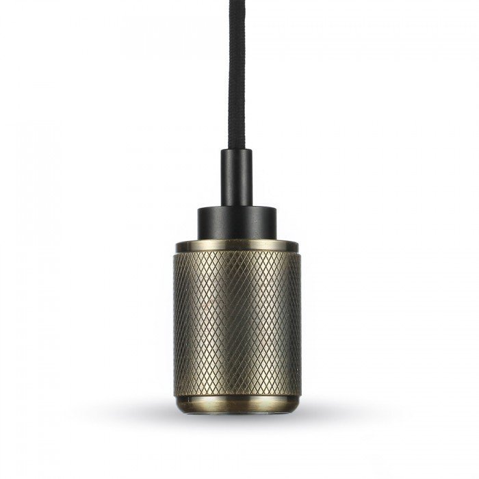 E27 Bronze Aluminum Lamp Holder Model A