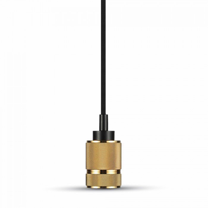 E27 Gold Aluminum Lamp Holder Model A