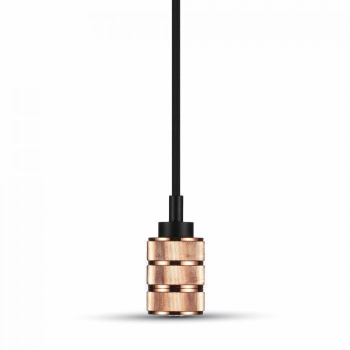 E27 Rose Gold Aluminum Lamp Holder
