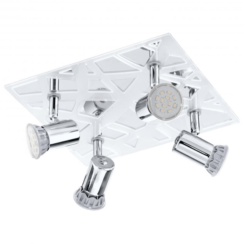 Eglo Kattovalaisin LED DAVEN 1 4-osainen kromi