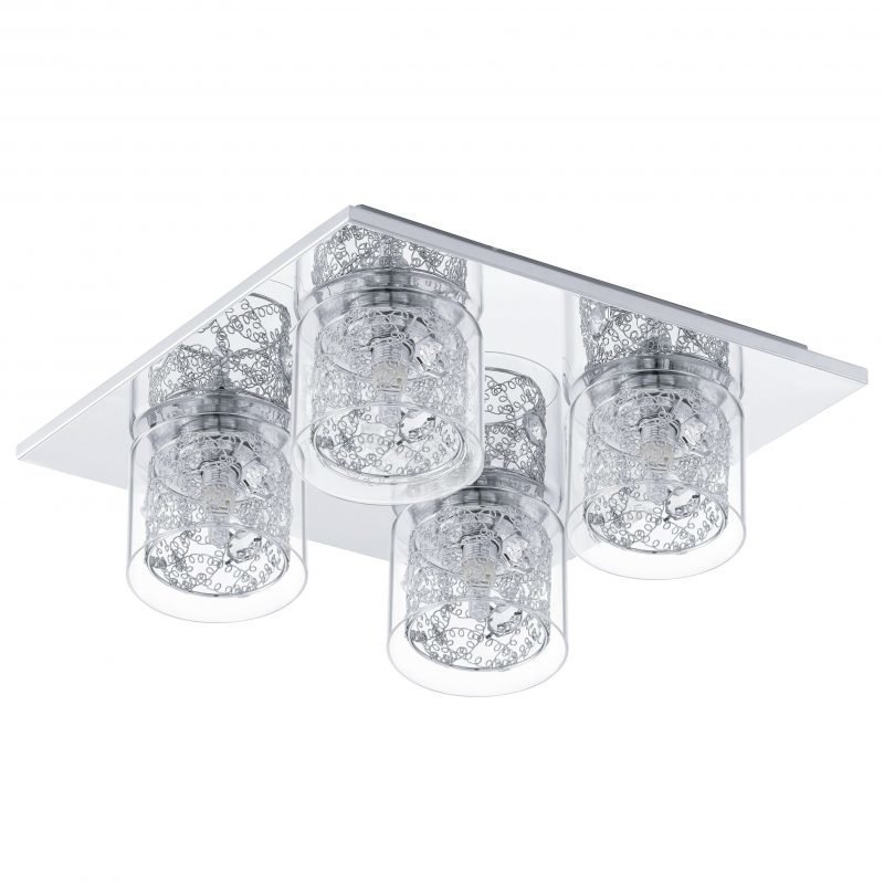 Eglo Kattovalaisin PIANELLA 4-osainen kromi