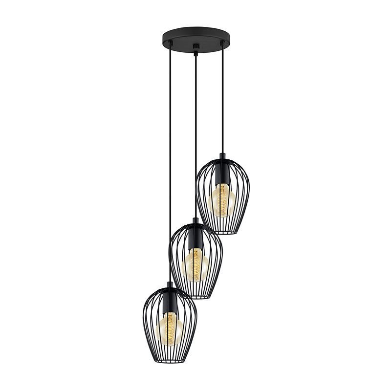 Eglo Newtown 3L Kattovalaisin Musta