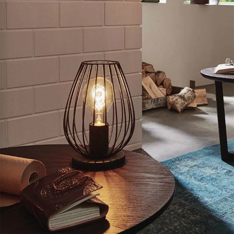 Eglo Newtown Pöytävalaisin Musta