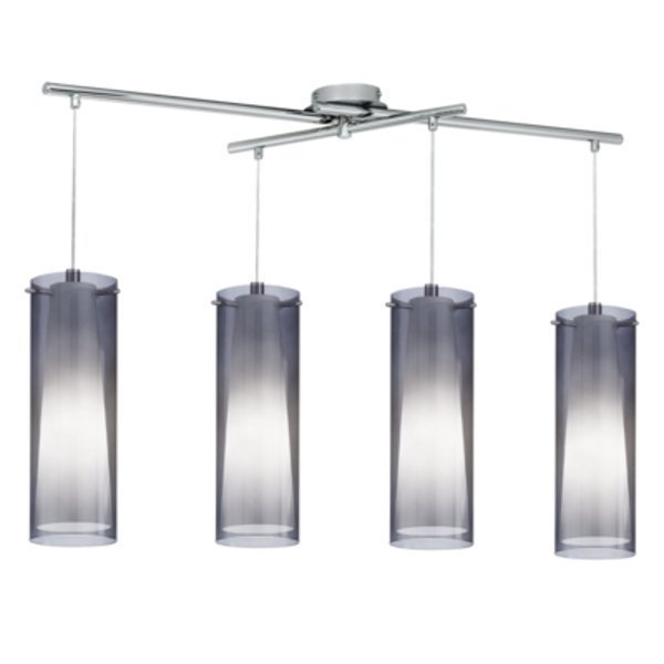 Eglo Pinto Nero riippuvalaisin 4-os