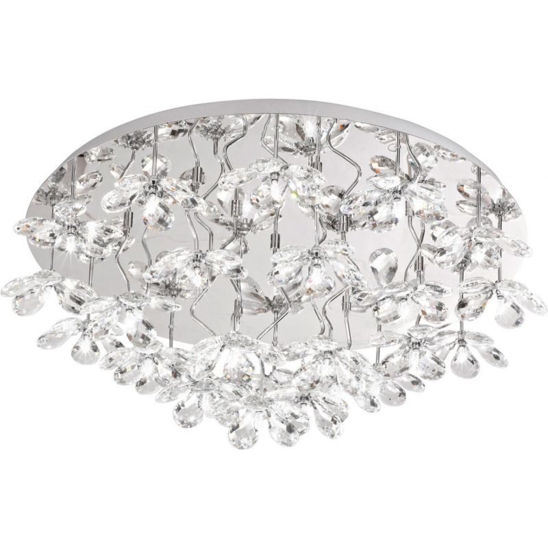 Eglo Plafondi Pontedo 25x10W kromi kirkas lasi