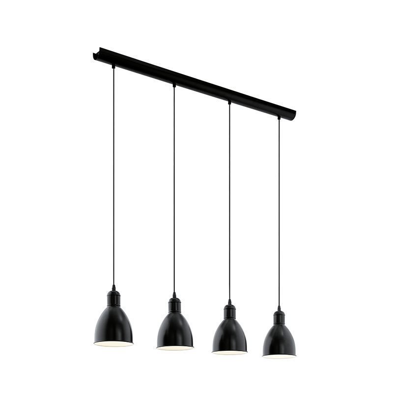 Eglo Priddy 4L Kattovalaisin Musta