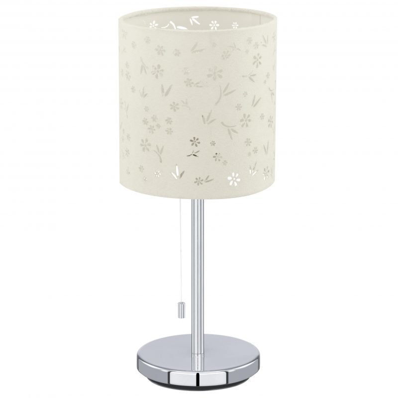Eglo Pöytävalaisin CHICCO 1 kukkakuvio vetokytkimellä