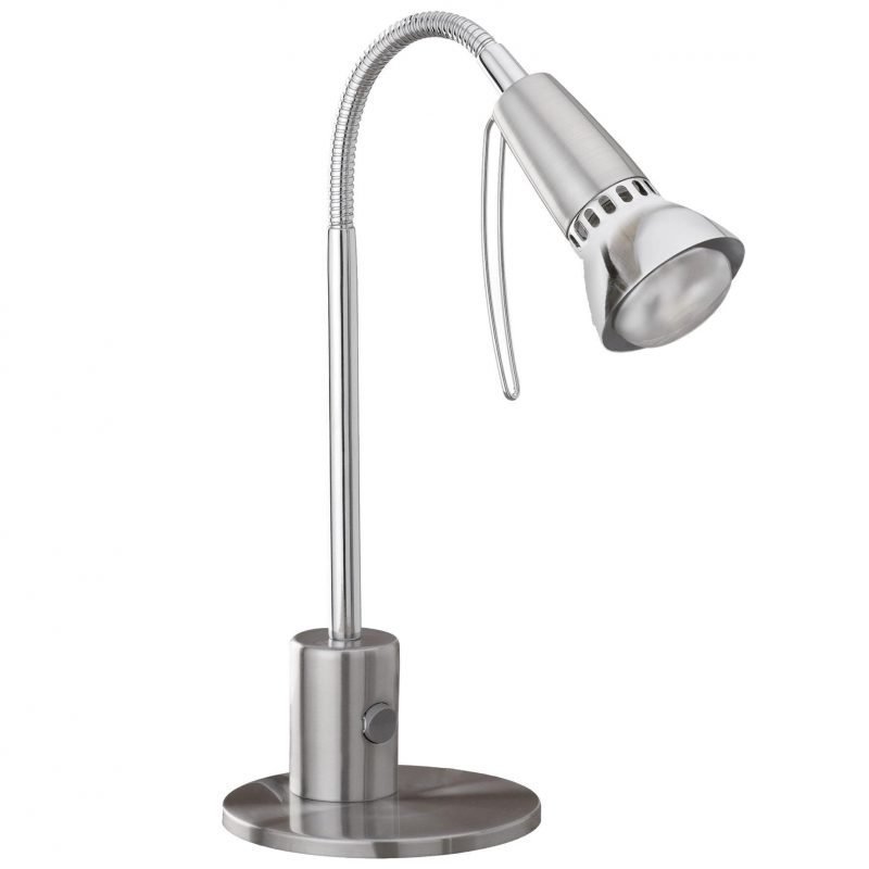 Eglo Pöytävalaisin FOX 1 harjattu teräs