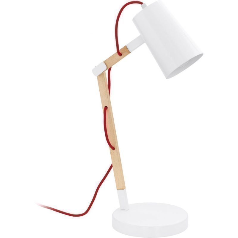 Eglo Pöytävalaisin Torona valkoinen puu välikytkin