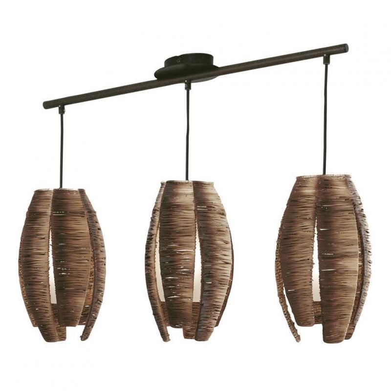 Eglo Riippuvalaisin 3-osainen ruskea