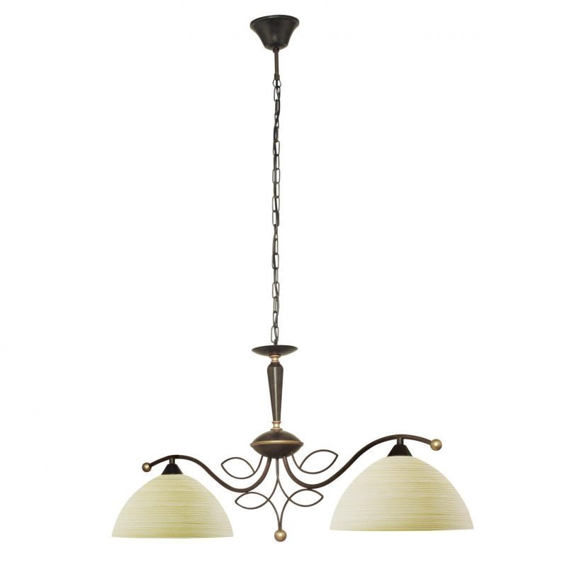 Eglo Riippuvalaisin BELUGA 2x60W antiikinruskea