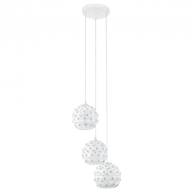 Eglo Riippuvalaisin HANIFA 3-osainen valkoinen