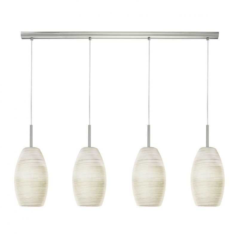 Eglo Riippuvalaisin LED BATISTA 3 4-osainen valkoinen