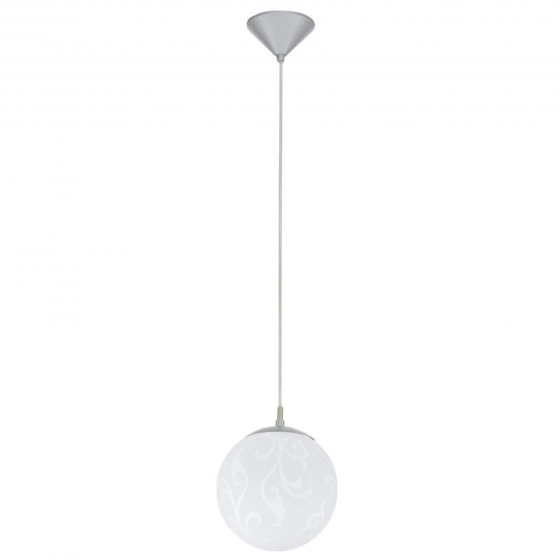 Eglo Riippuvalaisin REBECCA Ø 20 cm valkoinen koristeltu lasi