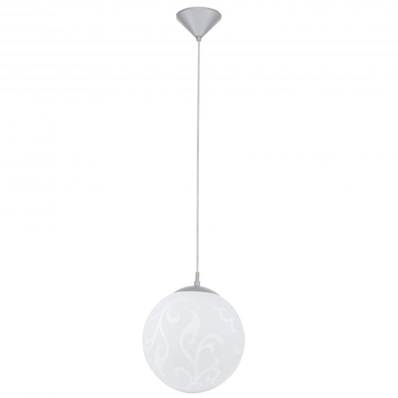 Eglo Riippuvalaisin REBECCA Ø 25 cm valkoinen koristeltu lasi
