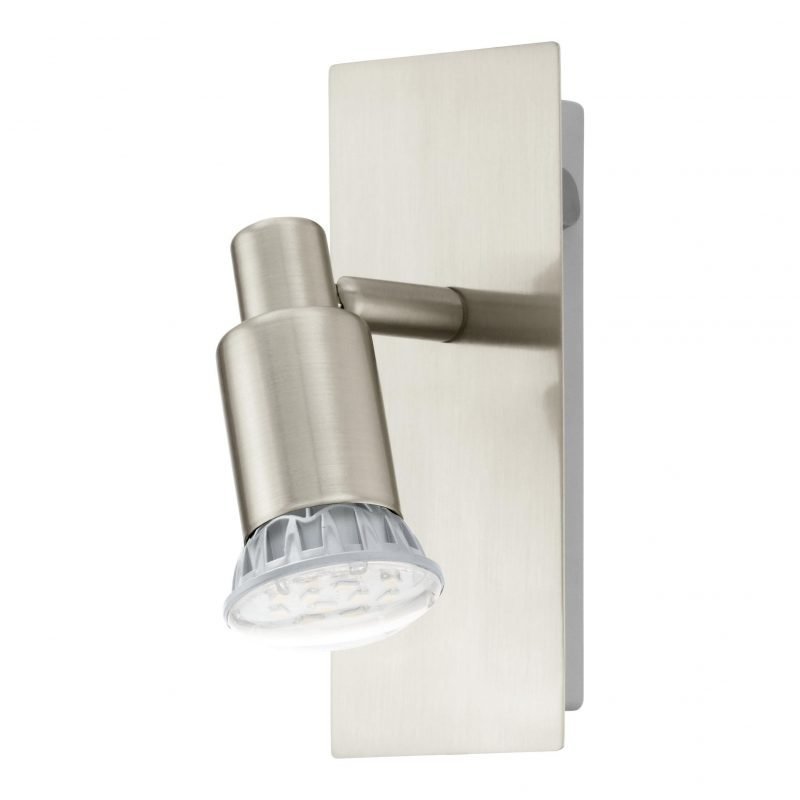 Eglo Seinävalaisin LED ERIDAN harjattu teräs kytkimellä