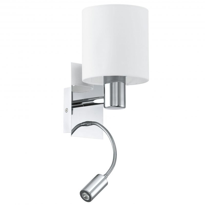 Eglo Seinävalaisin LED HALVA 2-osainen kromi