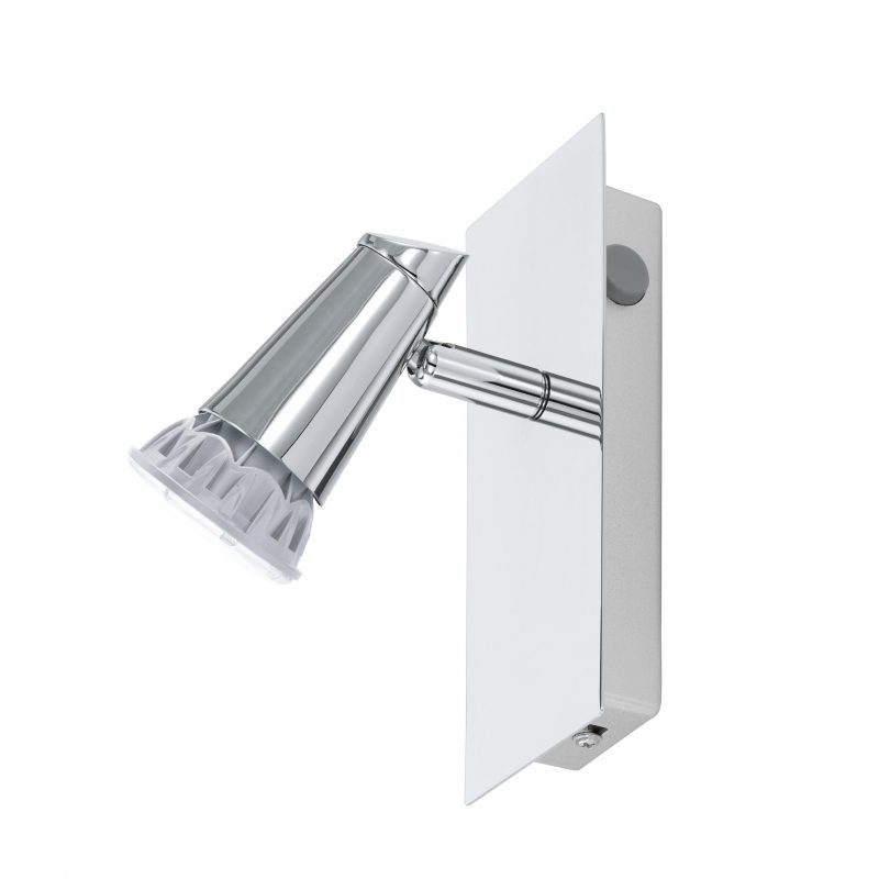 Eglo Seinävalaisin LED TABBIO kromi kytkimellä